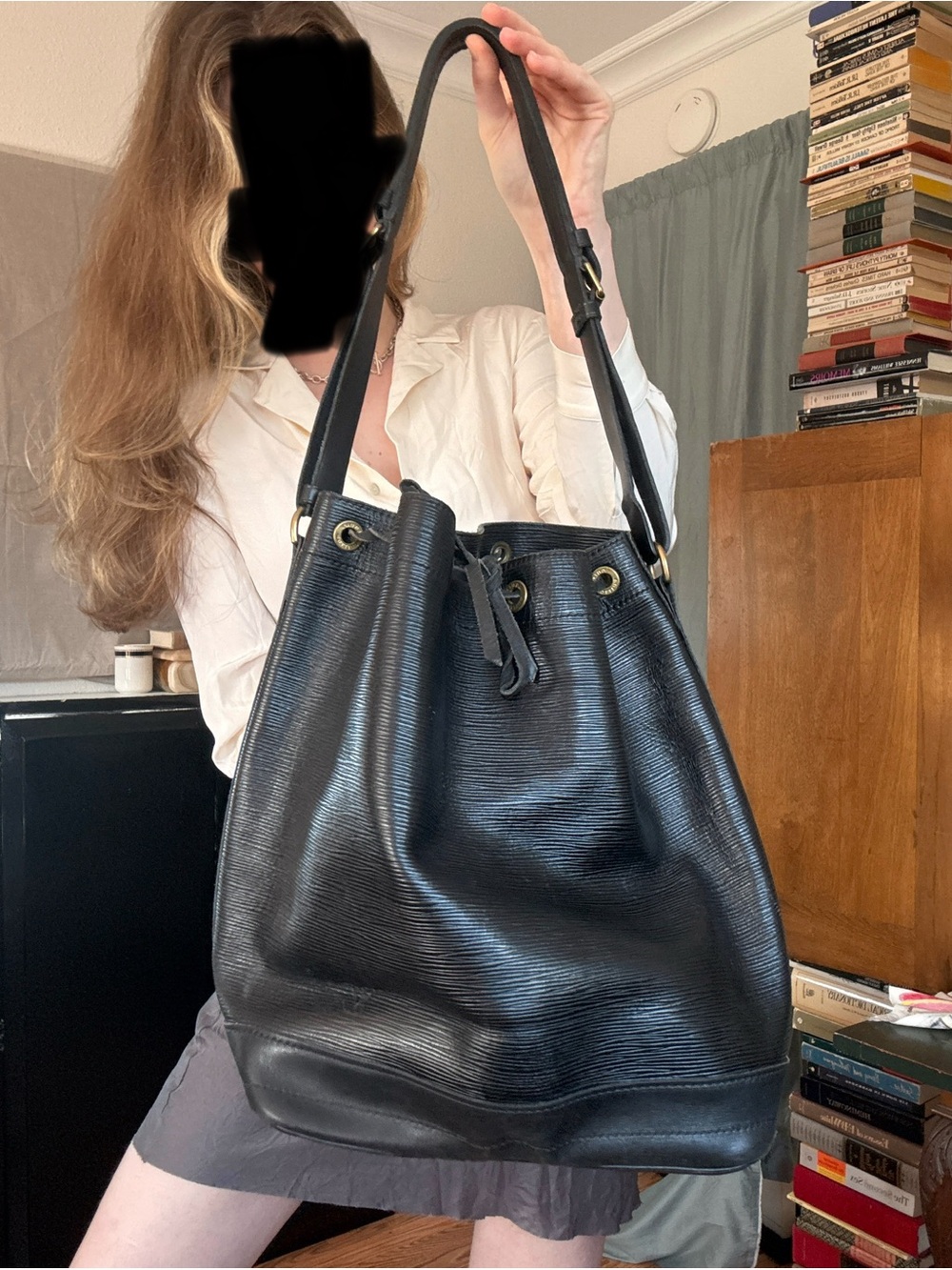 Vintage Louis Vuitton Epi Leather Noé bucket bag